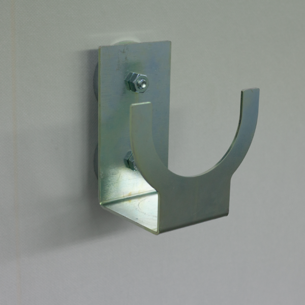 Supporto magnetico per levigatrici e tubo di aspirazione polveri