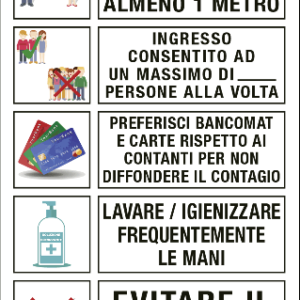 Kit adesivi emergenza “Covid-19”