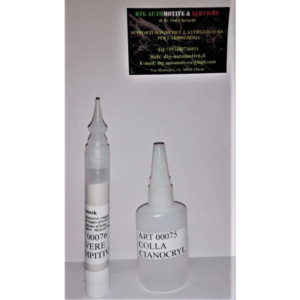 Colla cianoacrilica con polvere riempitiva